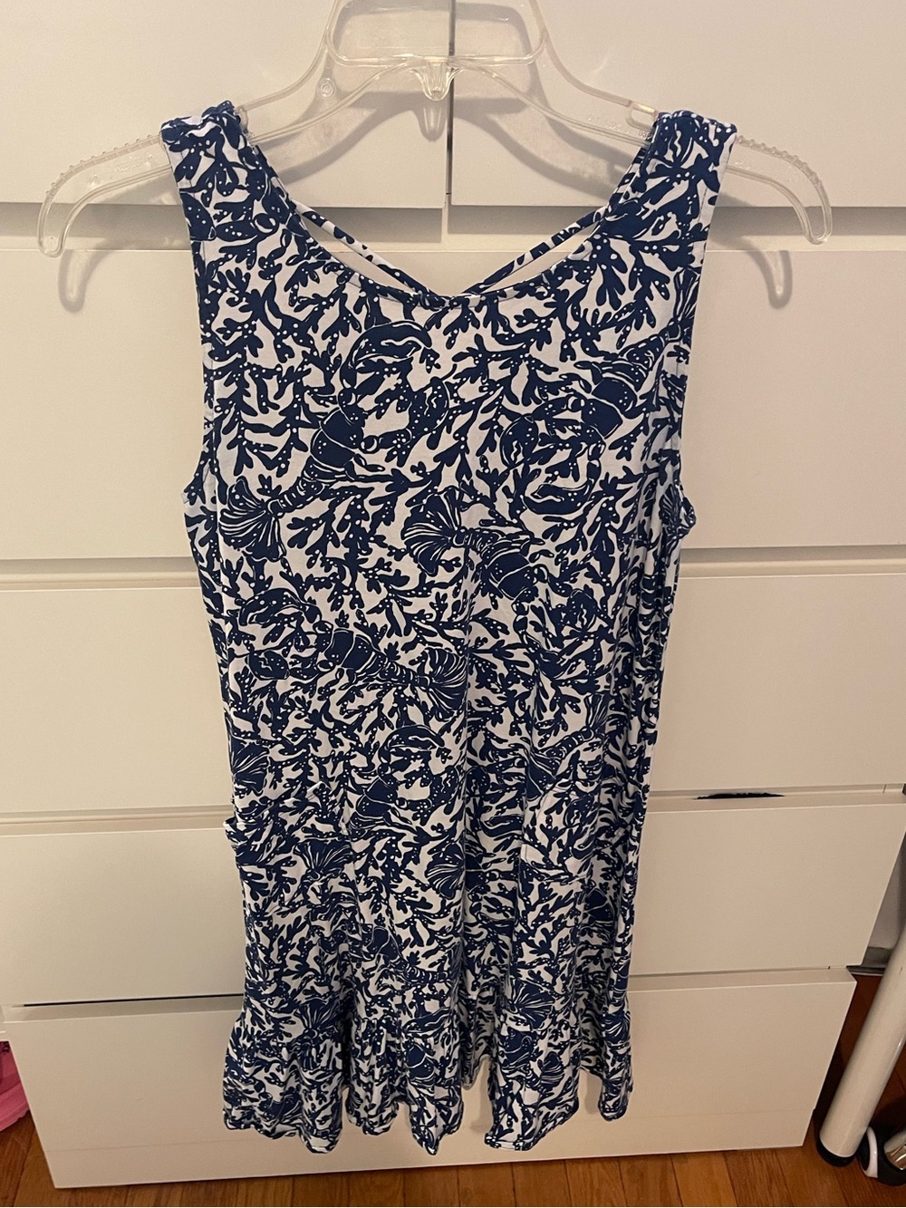 Lilly Pulitzer Kristen Dress Krillin It Lobster Print